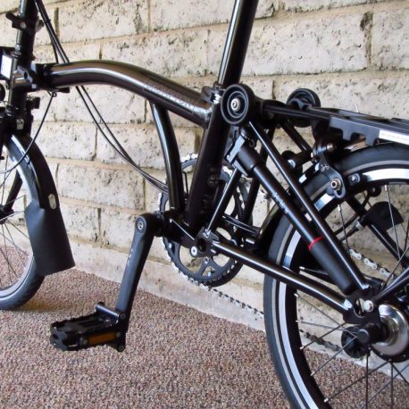 ※おかめさん※ Brompton BLACK EDITION H6L Brompton Black Edition H6L Rocket Red/Black - Holland's