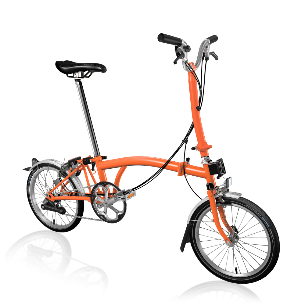 【Brompton】C-Line Explore 2022年 ファイアーコーラル Brompton C line Explore, Fire Coral – High | BernatCycles