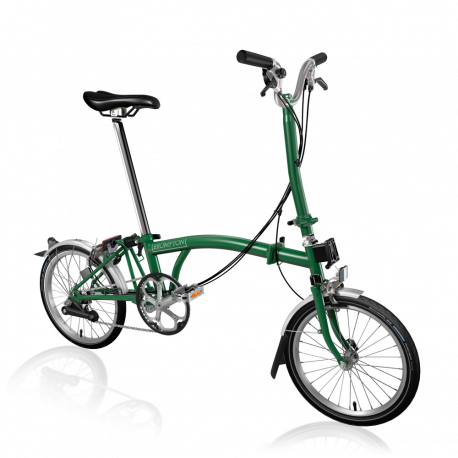 BROMPTON M6L グリーン 伝統のグリーンカラー -BROMPTON M6L納車- – cyclemark サイクル