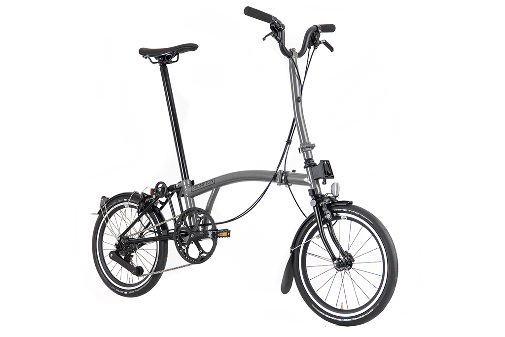 Brompton P Line Urban Storm Grey Metallic – High | BernatCycles