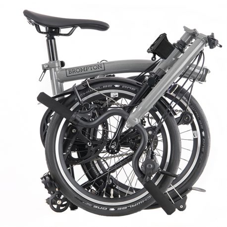 Brompton P Line Urban Storm Grey Metallic – High | BernatCycles