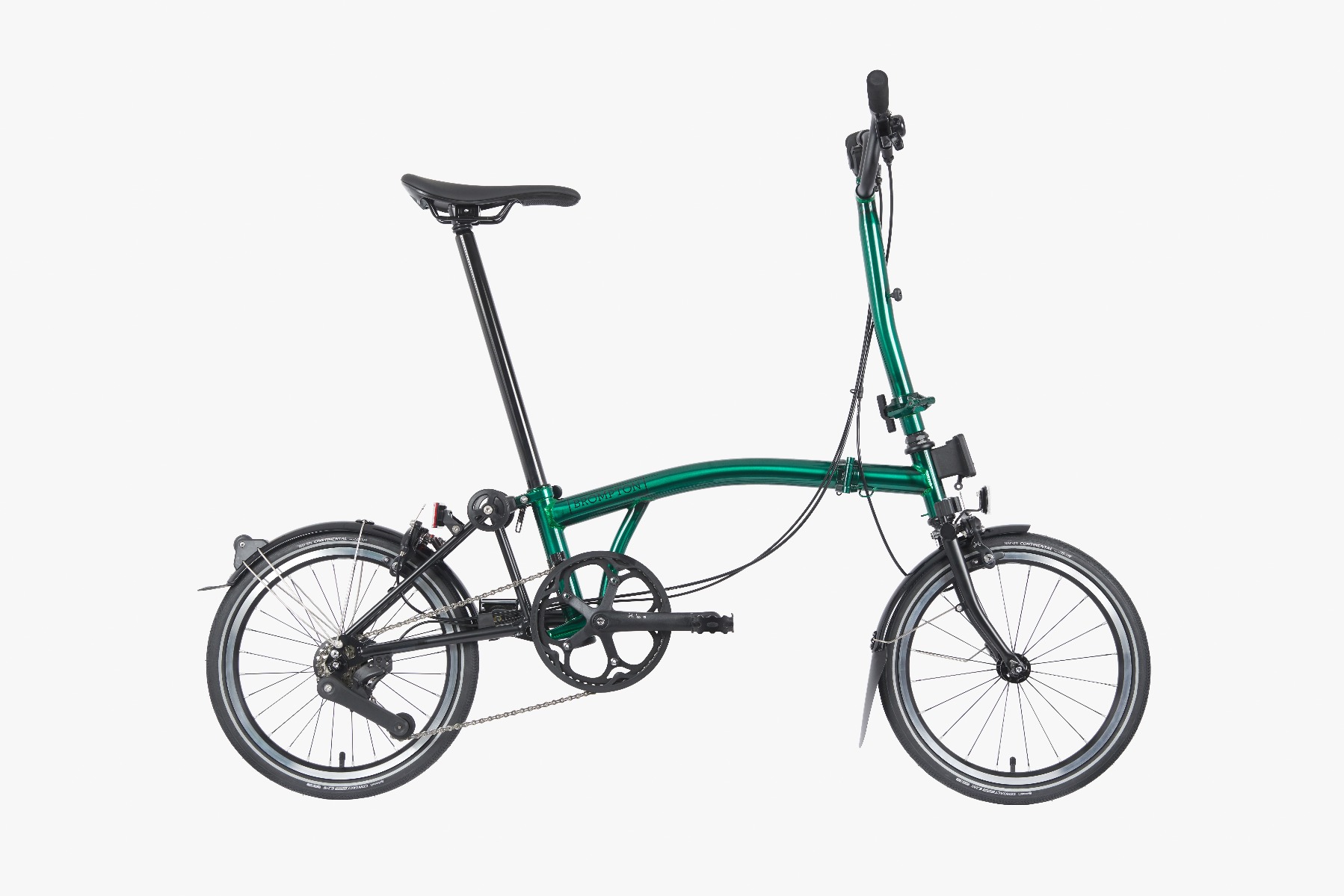 BROMPTON M6L グリーン Brompton P Line Urban in Emerald Lacquer – High | BernatCycles