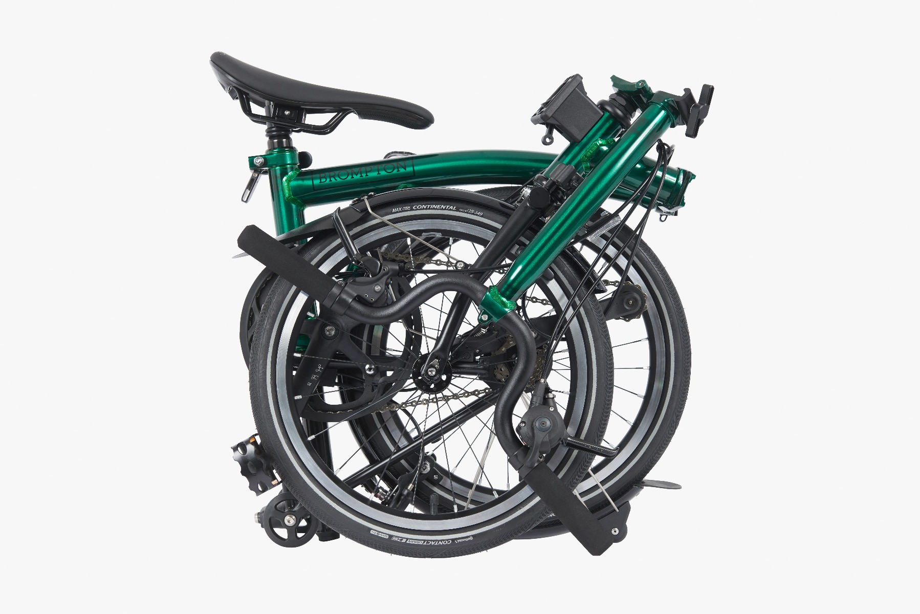 Brompton P Line Urban in Emerald Lacquer – Mid | BernatCycles