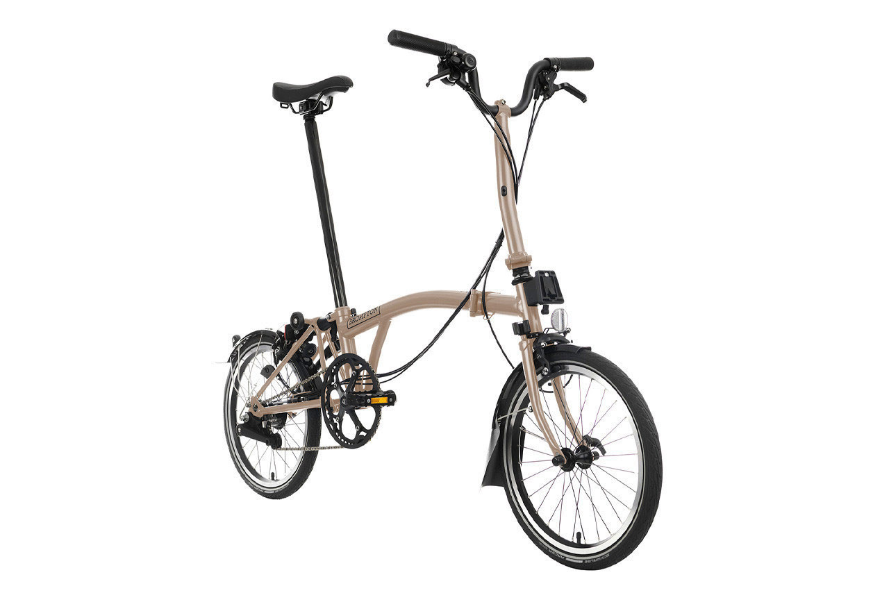 Brompton M6L DUNE SAND 2024購入 Brompton C line Explore Dune Sand – Mid (M6L) | BernatCycles