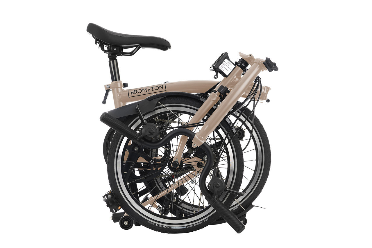 Brompton M6L DUNE SAND 2024購入 Brompton C line Explore Dune Sand – Mid (M6L) | BernatCycles