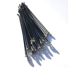 Spoke set for Brompton, 145mm DB 14G – BLACK